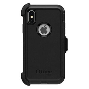 OtterBox DEFENDER SERIES SCREENLESS Case Case for IPhone Xs & IPhone X - Retail Packaging - BLACK