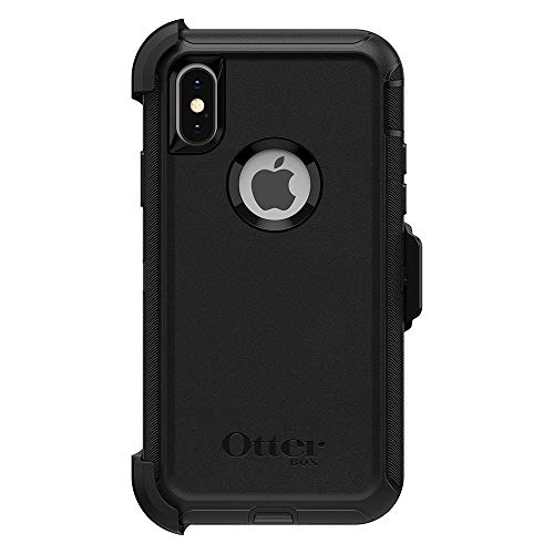 OtterBox DEFENDER SERIES SCREENLESS Case Case for IPhone Xs & IPhone X - Retail Packaging - BLACK