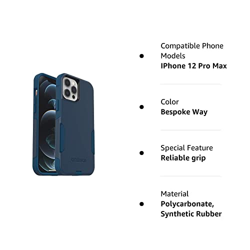 OtterBox Commuter Series Case for iPhone 12 PRO MAX (ONLY) Non-Retail Packaging ,Reliable grip- Bespoke Way