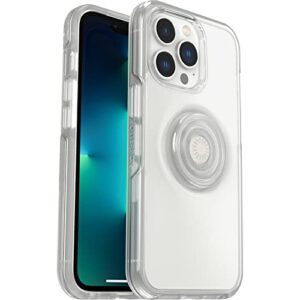otterbox otter + pop symmetry clear series case for iphone 13 pro – clear pop (clear)