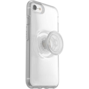 OtterBox Otter + POP Symmetry Series Clear Case for iPhone SE (3rd and 2nd gen) and iPhone 8/7 , Polycarbonate - Clear