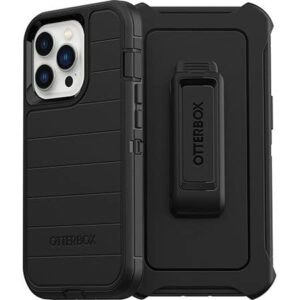 otterbox defender series screenless edition case for iphone 13 pro max & iphone 12 pro max – black