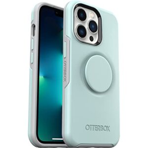 otterbox otter + pop symmetry series case for iphone 13 pro – tranquil waters (blue)