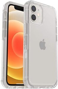 otterbox symmetry series clear case for iphone 12 mini, non-retail packaging – clear