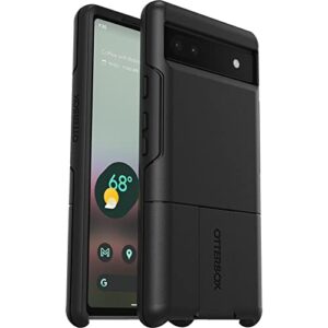 otterbox universe series case for google pixel 6a – black (non-retail packaging, ships in poly bag)