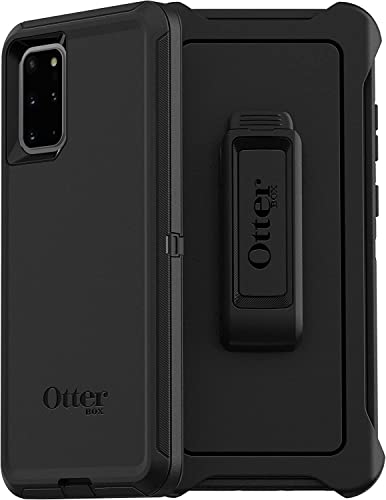 OtterBox Defender Case for Galaxy S20+, Shockproof, Drop Proof, Ultra-Rugged, Protective Case, 4X Tested to Military Standard, Black, No Retail Packaging