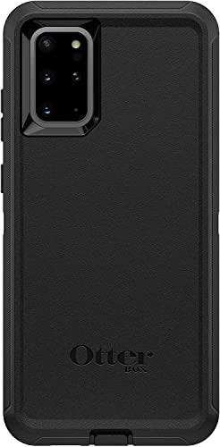 OtterBox Defender Case for Galaxy S20+, Shockproof, Drop Proof, Ultra-Rugged, Protective Case, 4X Tested to Military Standard, Black, No Retail Packaging