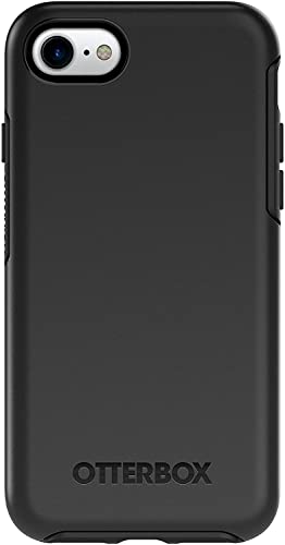 OtterBox Symmetry Series Case for iPhone SE 3rd Gen (2022), iPhone SE 2nd (2020), iPhone 8, iPhone 7 (Not Plus) - Non Retail Packaging - Black