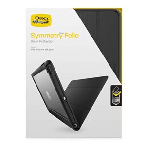 OTTERBOX Symmetry Folio Series Case for iPad (5th and 6th Generation) - Retail Packaging - Starry Night - (Clear/Black/Dark Grey Microsuede)