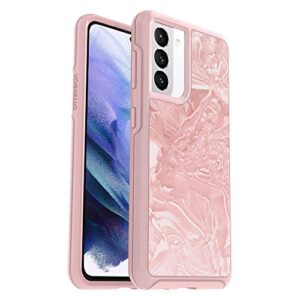 otterbox symmetry clear series case for galaxy s21 5g (only – does not fit plus or ultra) – shell shocked (pink interference/iridescent pink/shell-shocked graphic)