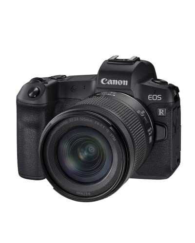 Canon EOS R RF24-105mm F4-7.1 is STM Lens Kit, Vlogging and Content Creator Camera 4K UHD, Digital Single-Lens Non-Reflex AF/AE, 0.4 Magnification, Mirrorless and Full-Frame, Compact & Lightweight