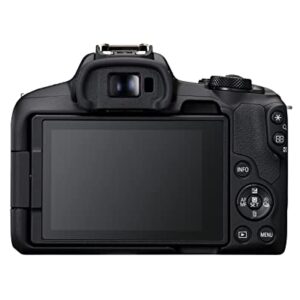 Canon EOS R50 Mirrorless Vlogging Camera (Body Only/Black), RF Mount, 24.2 MP, 4K Video, DIGIC X Image Processor, Subject Detection & Tracking, Compact, Smartphone Connection, Content Creator