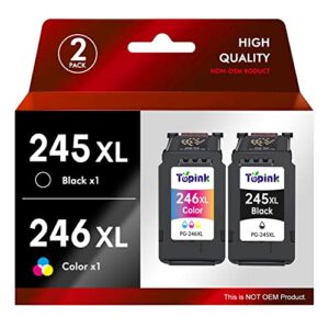 245xl 246xl ink cartridge black color combo for canon ink cartridges pg 245 and cl 246 fit for cannon mx490 mx492 mg2522 ts3100 ts3122 ts3300 ts3322 ts3320 tr4500 tr4520 tr4522 mg2500 printer