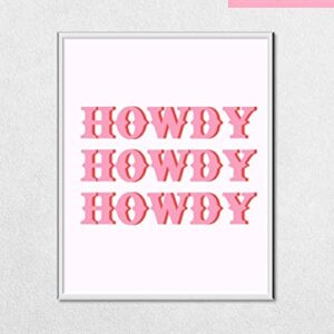 MINI ZOZI Preppy Room Decor Pink Posters 8"X10" UNFRAMED Aesthetic Trendy Stuff for Girls Dorms Room Wall Decoration Baddie Hot Paintings for Teens Cute Smiley Face xoxo Cheetah Howdy Bolt Pop Things