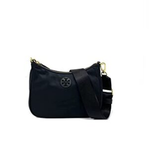 Tory Burch Nylon Web Mini Hobo in Black