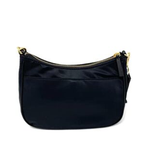 Tory Burch Nylon Web Mini Hobo in Black