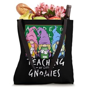 Teaching My Little Gnomies Teacher Gnome for Women Tote Bag