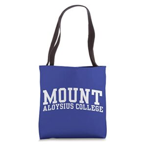mount aloysius college oc1675 tote bag