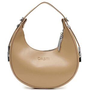 DASTI Biege Purse Unique Small Purses For Women Semi-round Shape Las Carteras Para Damas Y De Mujer Con Logo De Marca Bolsa Redondo Y Lindo Del Verano 2022