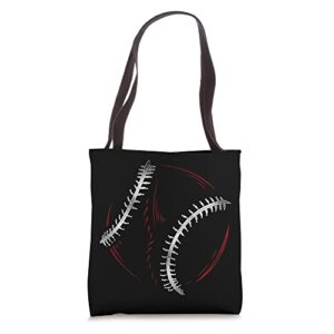 baseball fan tote bag