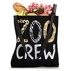 Zoo Lover Safari Animal Zookeeper Zoologist Crew Tote Bag