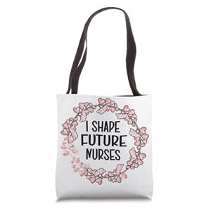 i shape future nurses clinical instructor tote bag