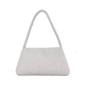 jiechengjophoo rhinestone clutch purses for women bling handbag crystal evening bag