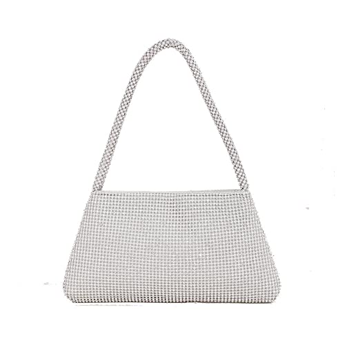 Jiechengjophoo Rhinestone Clutch Purses for Women Bling handbag Crystal Evening Bag