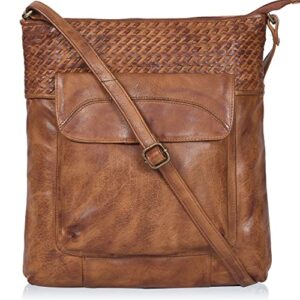 real leather crossbody purses and handbags for women – sling bag for girls shoulder bags purse adjustable shoulder strap