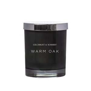 Gilchrist & Soames Warm Oak Luxury Candle (8oz), Grapefruit, Spice, and Cedar Wood - USA Poured, Coconut Oil and Soy Wax Blend, Cotton Wick