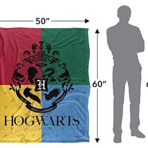 Harry Potter Blanket, 50"x60" Harry Potter House Pride Hogwarts Silky Touch Super Soft Throw Blanket