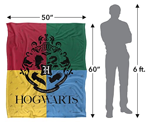 Harry Potter Blanket, 50"x60" Harry Potter House Pride Hogwarts Silky Touch Super Soft Throw Blanket