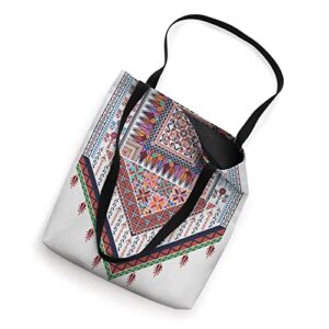 Palestine Trational Women Girls Palestinian Woman Thobe Thob Tote Bag