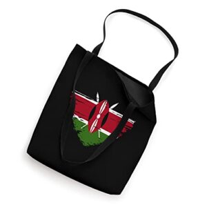 Kenya Heart Kenyan Flag Kenyan Pride Tote Bag