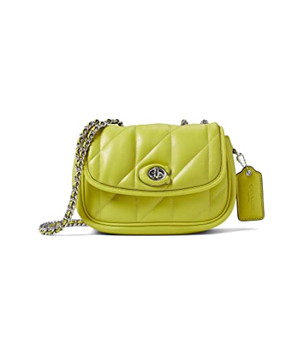 COACH Quilted Pillow Madison Shoulder Bag 18 Key Lime One Size