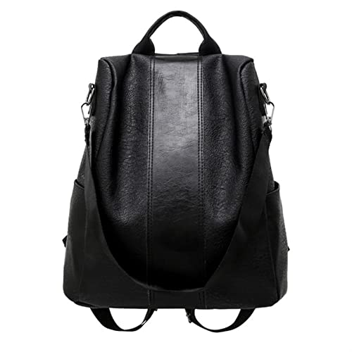 HEYUANPIUS Fashion Backpack for Women, Anti-Theft Leather Backpack Women Vintage Shoulder Bag Ladies High Capacity Travel Backpack School Bags for Girls (Color : 2)