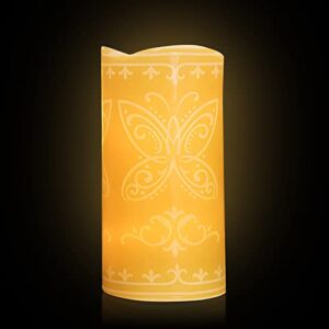 State & Water Miracle Encanto Inspired LED Candle, Real Wax Exterior, 6" Tall, Batteries Included