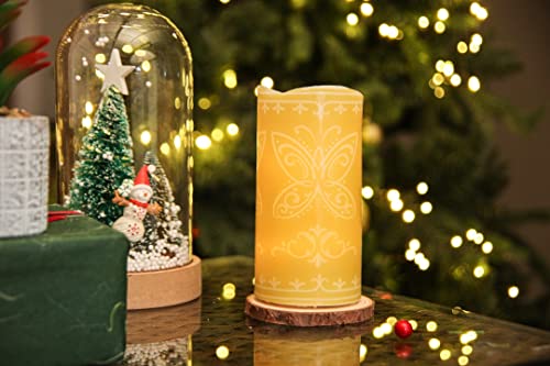 State & Water Miracle Encanto Inspired LED Candle, Real Wax Exterior, 6" Tall, Batteries Included
