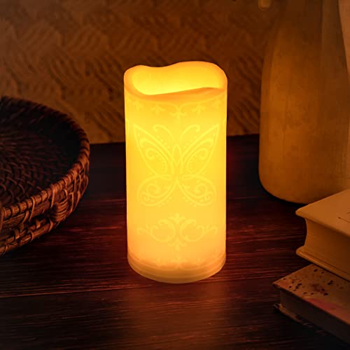 State & Water Miracle Encanto Inspired LED Candle, Real Wax Exterior, 6" Tall, Batteries Included