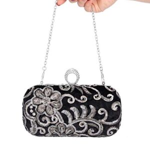 NMBBN Fashion Lady Retro Classic Clutch Shoulder Tote Handbag with Zipper Closure for Women