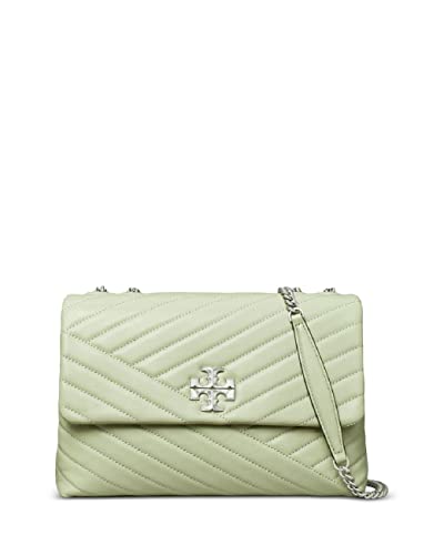 Tory Burch Pine Frost Kira Chevron Convertible Shoulder Bag Handbag