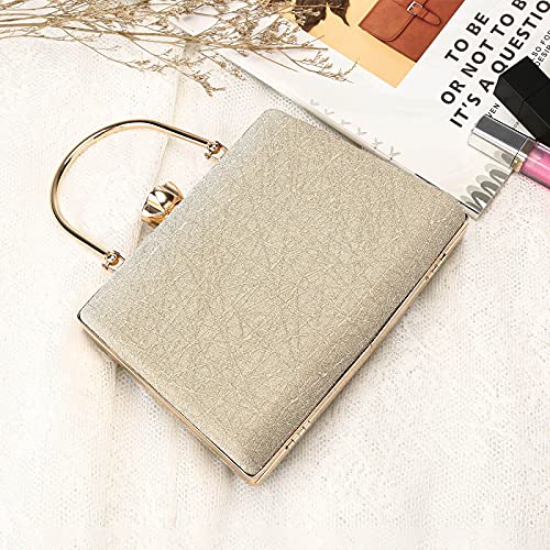 UBORSE Women Clutch Bag Small Crystal Bag Elegant Clutch Evening Purse for Wedding Cocktail Party