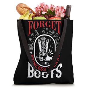 Funny Country Lover Graphic for Women and Girls Cowgirl Tote Bag