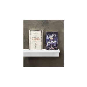 STAS Grip up - Picture Display Wall Ledge Shelf, Photo shelve (39.4 inch (100 cm), White)