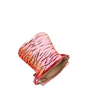 BRAHMIN Pink Feline Small Nadine