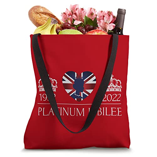 British Queen Monarchy Platinum Jubilee 70th Anniversary Tote Bag