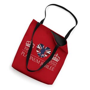 British Queen Monarchy Platinum Jubilee 70th Anniversary Tote Bag