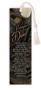 prayer for dad gave the best you had love 2 x 6 inch vinyl-encased tassel bookmark