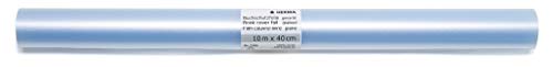 HERMA Non Adhesive Mat Book Cover Plastic Film Roll, Clear, 10 m x 40 cm