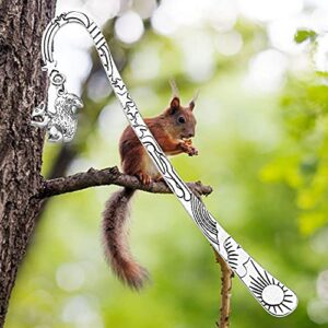 AKTAP Book Lover Gift Squirrel Bookmarks Squirrel Gifts for Squirrel Lovers Book Jewelry Library Gift for BFF (Squirrel Bookmarks)